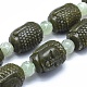 Naturelles perles de jade Xiuyan brins G-O179-D01-1