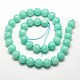 Chapelets de perles en jade de Malaisie naturelle X-G-M103-12mm-01-2