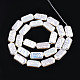 Hilos de cuentas de perlas de imitación de plástico abs KY-N015-06-A05-2