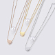 (продажа фабрики ювелирных изделий) 304 многоуровневое ожерелье из нержавеющей стали NJEW-I218-10-1