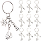 20шт брелок из сплава KEYC-SC00006-1