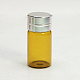 Botella de cristal frasco de vidrio para envases de abalorios CON-E003-34x16mm-1
