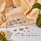 Наборы для изготовления сережек-капельок в виде бабочки своими руками DIY-SC0018-68-7