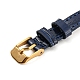 Bracelets de montre texturés en cuir AJEW-K232-01G-02-5