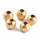 Perles en laiton plaqué durable KK-O133-004A-G-1