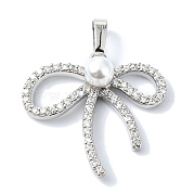 Подвески из кубического циркония с покрытием из латуни KK-M282-24P