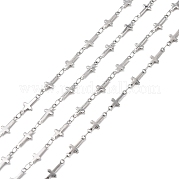304 de acero inoxidable cruz cadenas de eslabones CHS-R009-04