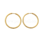 Серьги-кольца из нержавеющей стали 304 для женщин EJEW-U020-12G