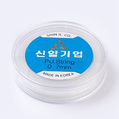 Coreano hilo cristal elástico, para la fabricación de la joya, Claro, 0.7mm, alrededor de 65.61 yarda (60 m) / rollo