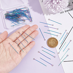 100 шт. ионное покрытие (IP) 304 нержавеющая сталь проушины штифты STAS-UN0048-98