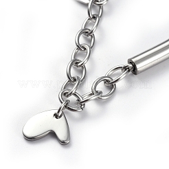 Bracelets à breloques en acier inoxydable 304 résistant au ternissement&nbsp;BJEW-G582-35P