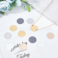 50 шт. 5 гладких латунных звена&nbsp;KK-BC0002-14