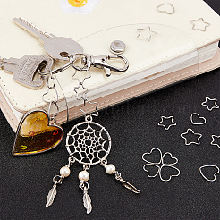 Фурнитура для застежки брелока из нержавеющей стали 304 STAS-UN0018-47P