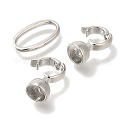 Латунь раз по сравнению с застежками KK-K389-020P