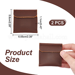 Прямоугольные сумки из искусственной кожи с кольцом&nbsp;LS-ABAG-WH0047-01C