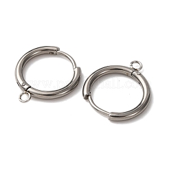 201 фурнитура для сережек-колец из нержавеющей стали STAS-D379-05C-P