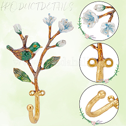 Вешалки-крючки из эмали&nbsp;DIY-WH20007-684G-03