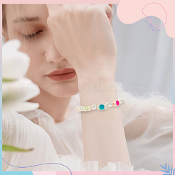 УФ-покрытие Радужные переливающиеся акриловые европейские бусины&nbsp;SACR-SC0001-55