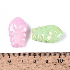 Непрозрачные акриловые бусины с УФ-покрытием OACR-T028-77