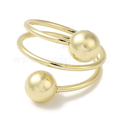 Латунные обручальные кольца RJEW-Q778-43G