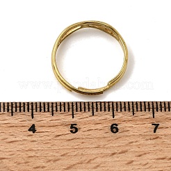 Регулируемые латунные кольца для пальцев&nbsp;RJEW-F086-01C