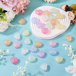 Светящиеся прозрачные акриловые бусины&nbsp;LACR-TA0001-07E