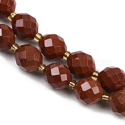 Натуральные красные яшмы бусы пряди G-N342-149I-17