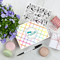 Пластиковые штампы пвх DIY-WH0167-57-0217