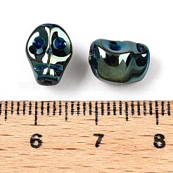 Стеклянные бусины с гальваническим покрытием &nbsp;EGLA-T021-09K