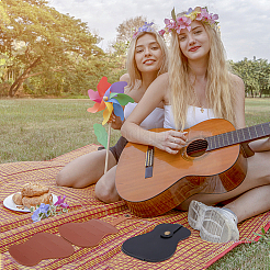 2 шт. 2-х цветные сумки для хранения из искусственной кожи AJEW-CA0001-85