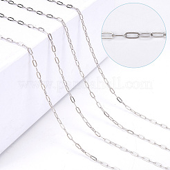 10 м латунные цепочки из скрепок CHC-SP0001-02P