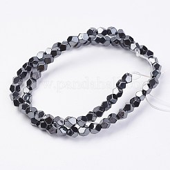 Non magnetici perle ematite sintetico fili&nbsp;G-F396-24-6mm