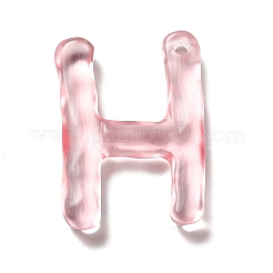 Подвески с алфавитом из прозрачной смолы&nbsp;RESI-C028-02H