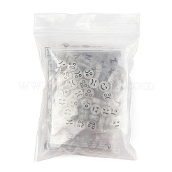 200 шт. Плоские круглые акриловые бусины TACR-FS0001-53