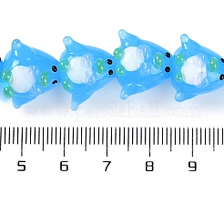 Бусы лэмпворк ручной работы LAMP-P066-03