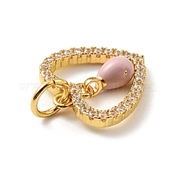 Стойки обшивки латунь микро проложить Циркон подвеску&nbsp;ZIRC-C037-07G