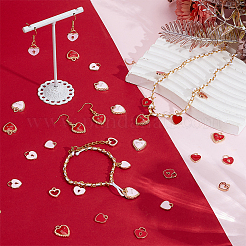 80шт 8 стиля подвески из сплава с эмалью&nbsp;ENAM-NB0002-21