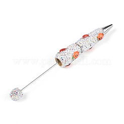 Шариковая ручка с паве из смолы и полимерной глины со стразами&nbsp;AJEW-T013-04I