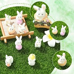 5 шт. 5 стильных пасхальных подвесок из непрозрачной смолы&nbsp;RESI-YW0002-15