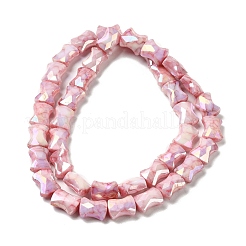 Стеклянные бусины с гальваническим покрытием &nbsp;GLAA-D013-06H