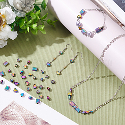 60 шт. 6-х стильная стойка с покрытием радужного цвета FIND-BC0002-74