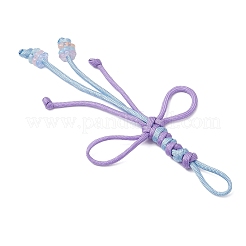 6 шт. подвеска-бантик из полиэстера и спандекса&nbsp;HJEW-JM03795