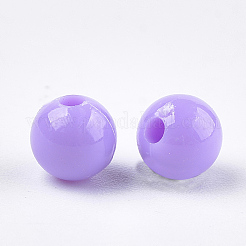 Непрозрачные пластиковые бусины&nbsp;X-KY-T005-6mm-624