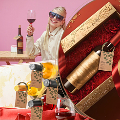 Etiqueta de papel para copa de vino&nbsp;LS-AJEW-WH0009-98