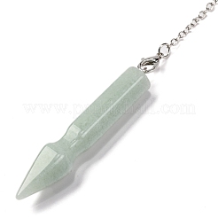 Биолокационные маятники с заостренными концами из натуральных и синтетических драгоценных камней&nbsp;G-Q184-04P