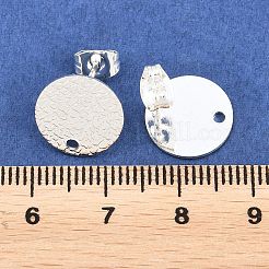 Boucles d'oreilles à tige en acier inoxydable 304&nbsp;STAS-O119-15C-S