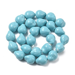 Нити бусин из искусственного жемчуга с гальваническим покрытием BSHE-XCP0001-86