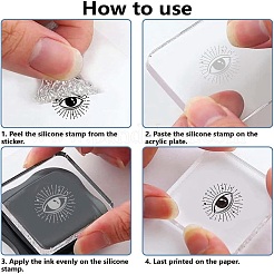 Пластиковые штампы&nbsp;DIY-WH20018-0040