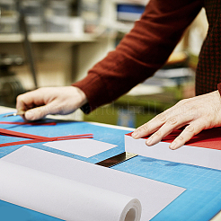 6м хлопчатобумажной ткани с бумажной лентой OCOR-PH0001-82