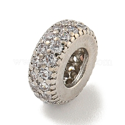 Cremagliera in ottone placcatura zirconi European Beads&nbsp;KK-L215-003P